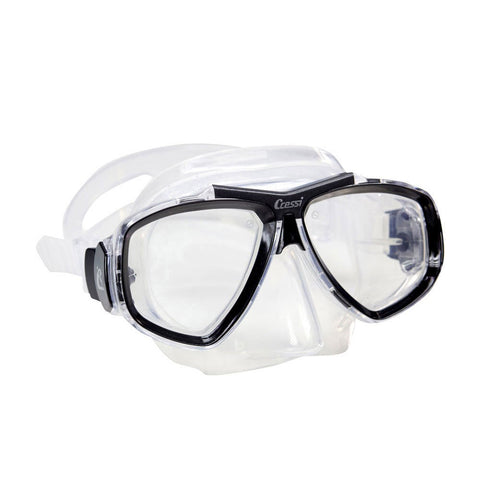 Cressi Focus diving mask including prescription lenses