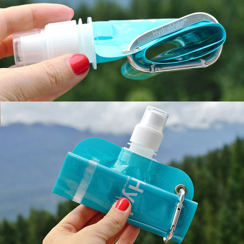 HydraMate foldable water bottle